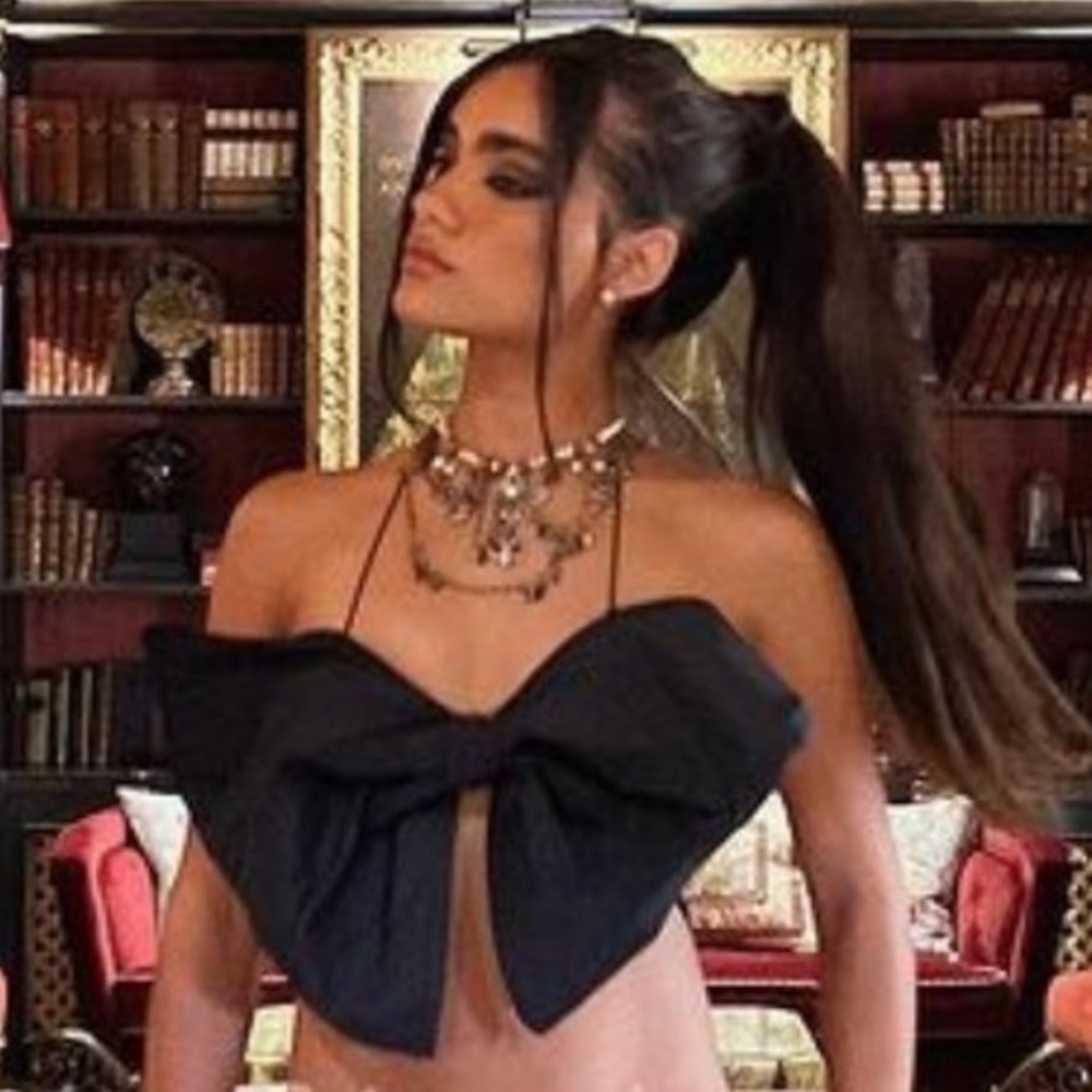 ZARA Limited Edition Bow Bandeau Size S